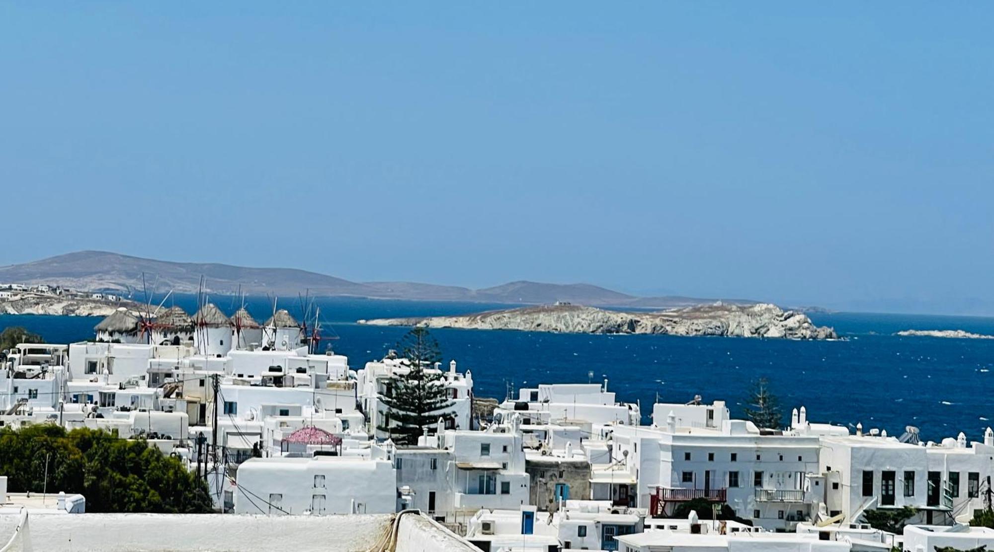 Mykonian Starling - Town N' Sunset View Apartment Mykonos Town Екстериор снимка